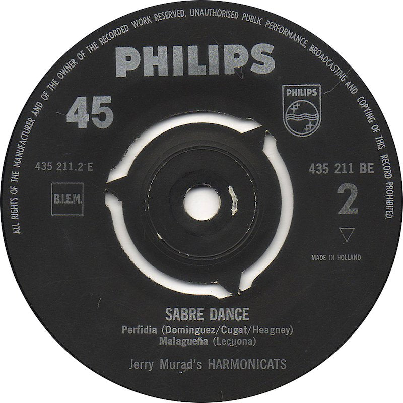 Jerry Murad's Harmonicats - Sabre Dance 16579 Vinyl Singles Goede Staat