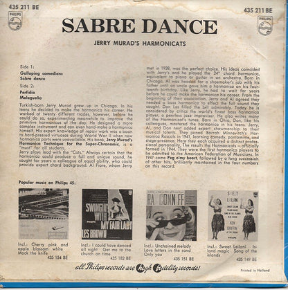 Jerry Murad's Harmonicats - Sabre Dance 16579 Vinyl Singles Goede Staat