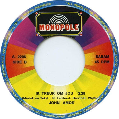 John Amos - Hello Mary Lou 15574 Vinyl Singles Goede Staat