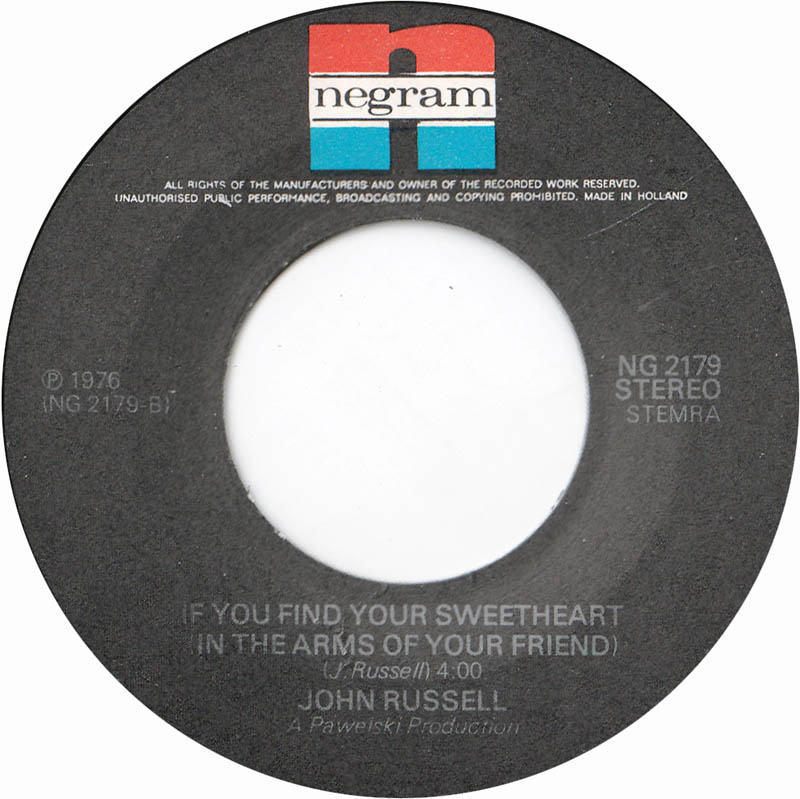 John Russell - Give Me Your Lovin' (Mr. Oldster) 02893 Vinyl Singles Goede Staat