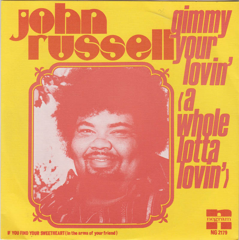 John Russell - Give Me Your Lovin' (Mr. Oldster) 02893 Vinyl Singles Goede Staat