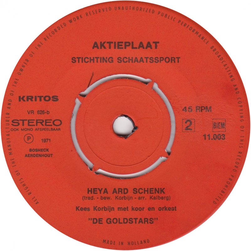 Kees Korbijn - Ard Die Heeft De Wereld Cup Heya Ard Schenk Ra Ta Ta 18949 Vinyl Singles Goede Staat