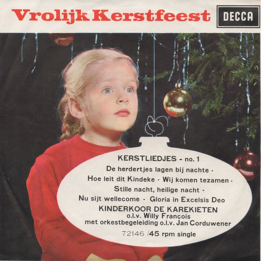 Karekieten - Vrolijk Kerstfeest (Kerstliedjes No. 1) 33662 Vinyl Singles Goede Staat