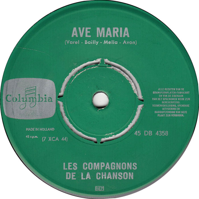 Compagnons De La Chanson - The Three Bells 14730 Vinyl Singles Goede Staat