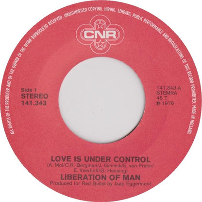 Liberation Of Man - Love Is Under Control 06824 (B) Vinyl Singles B-Keus (B)