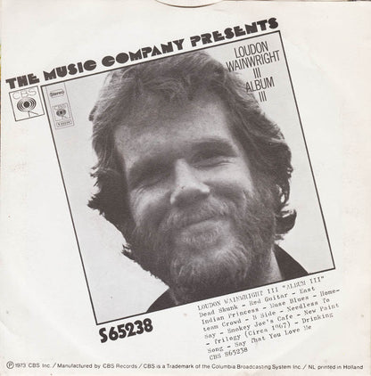 Loudon Wainwright III - Dead Skunk 18013 Vinyl Singles Goede Staat