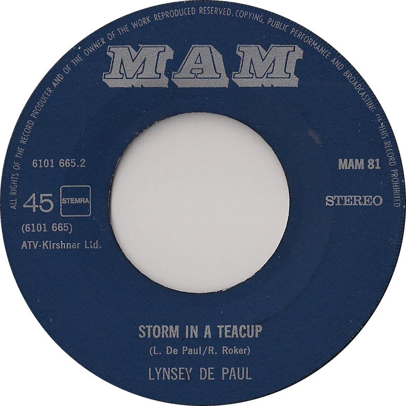 Linsey De Paul - Storm In A Teacup 13452 Vinyl Singles Goede Staat