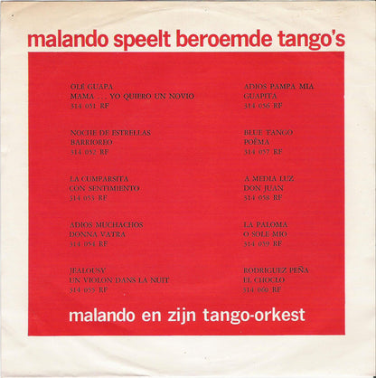 Malando En ZIjn Tango-Orkest - Ole Guapa 16722 29182 Vinyl Singles Goede Staat