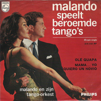 Malando En ZIjn Tango-Orkest - Ole Guapa 16722 29182 Vinyl Singles Goede Staat