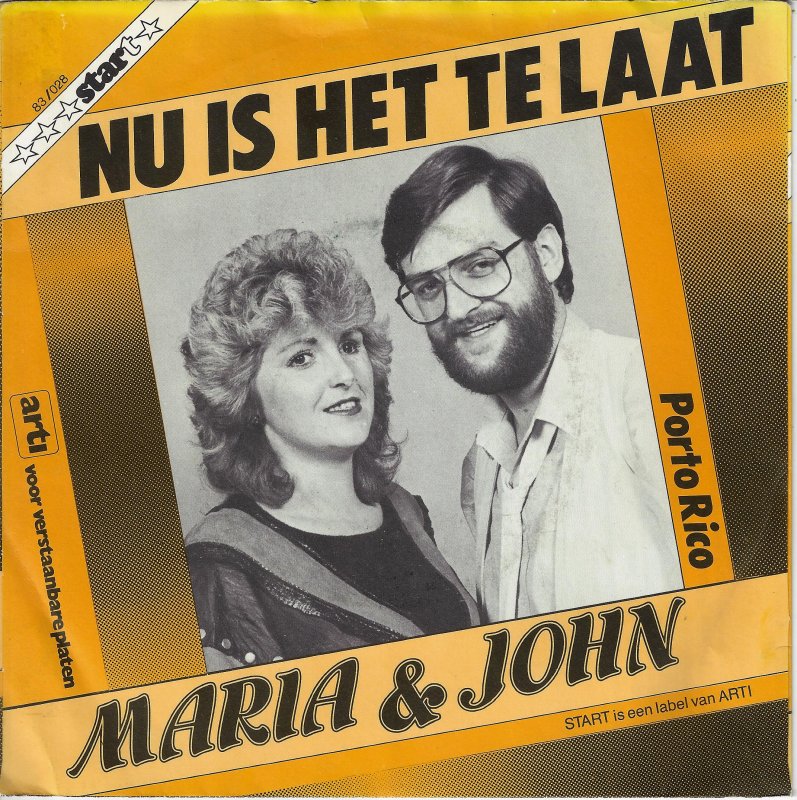 Maria & John - Nu Is Het Te Laat 12238 (B) Vinyl Singles B-Keus (B)