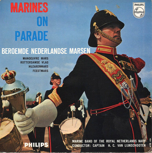 Marinierskapel der Koninklijke Marine - Marines On Parade (EP) 02241 Vinyl Singles EP Goede Staat