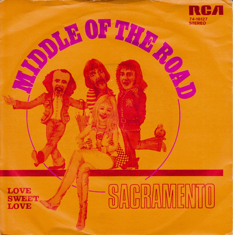 Middle Of The Road - Sacramento Vinyl Singles Goede Staat