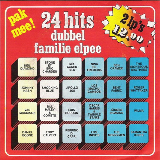 Various - 24 Hits dubbel familie elpee (LP) 40539 Vinyl LP Goede Staat