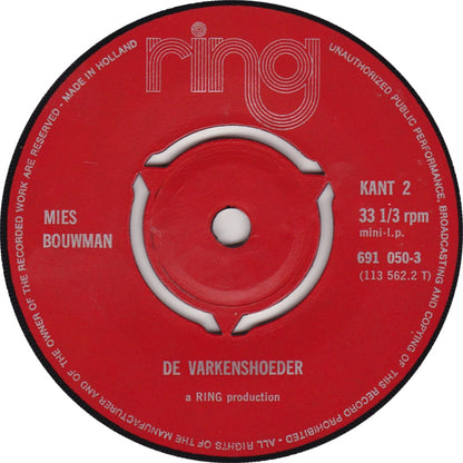 Mies Bouwman - Voorvertelplaat Door Mies Bouwman 3 23554 Vinyl Singles Goede Staat