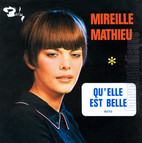 Mireille Mathieu - Qu'Elle Est Belle 18637 Vinyl Singles Goede Staat