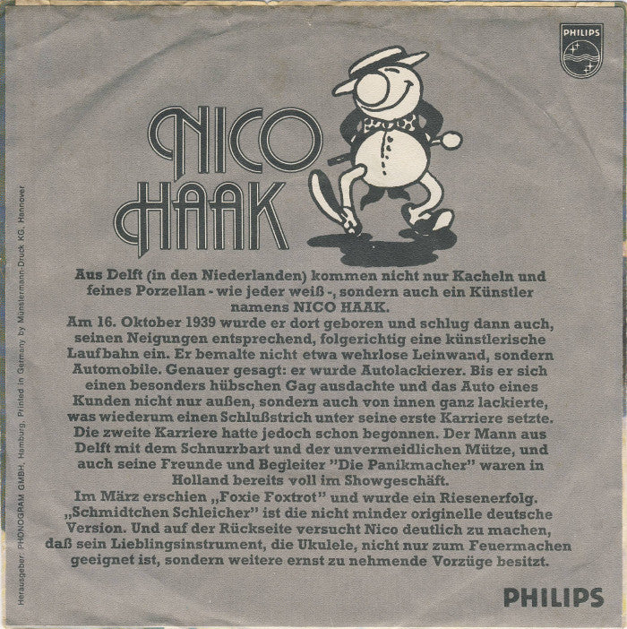 Nico Haak - Schmidtchen Schleicher 28248 Vinyl Singles Goede Staat