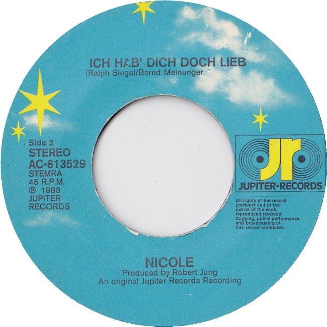 Nicole - Ich Hab' Dich Doch Lieb 15573 Vinyl Singles Goede Staat