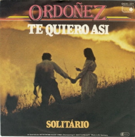 Ordonez - Te quiero asi 06069 Vinyl Singles Goede Staat