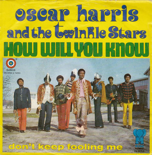 Oscar Harris And The Twinkle Stars - How Will You Know 07072 Vinyl Singles Goede Staat