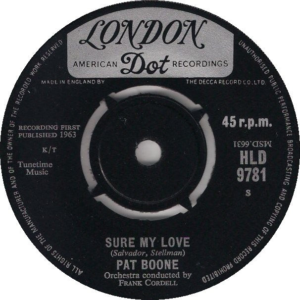 Pat Boone - I'll Find You Again 03310 Vinyl Singles Goede Staat