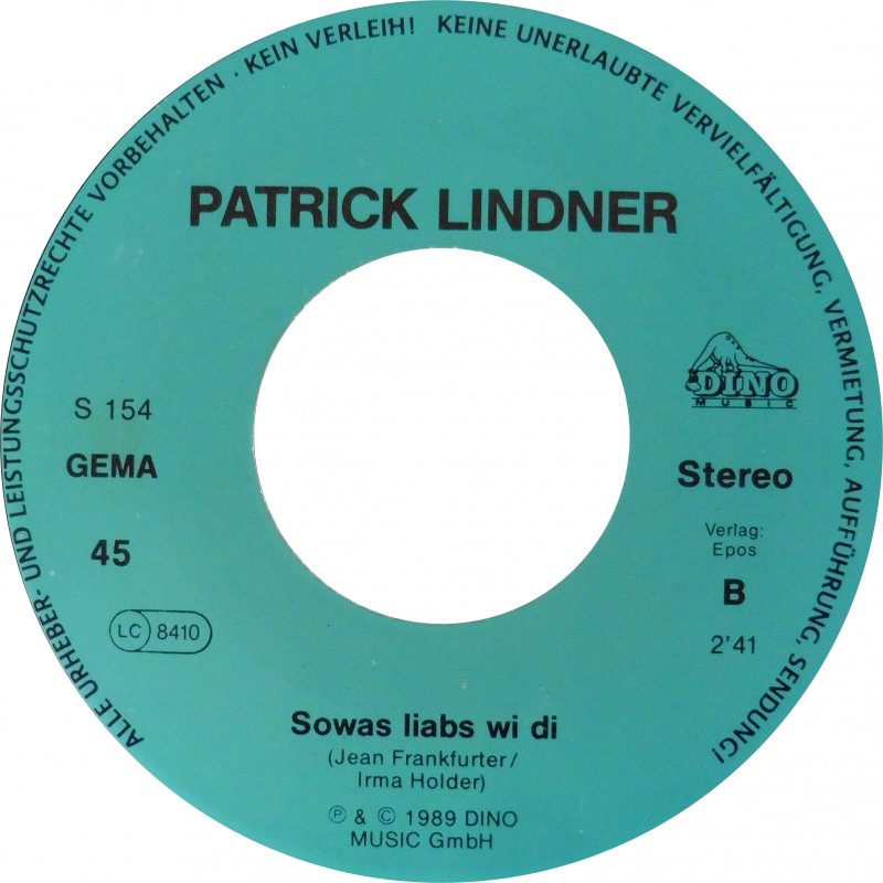 Patrick Lindner - Dann Muass I Hoam 14637 Vinyl Singles Goede Staat