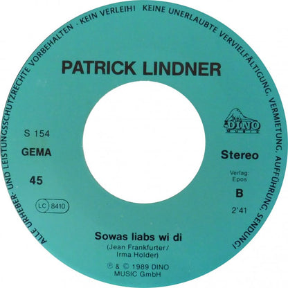 Patrick Lindner - Dann Muass I Hoam 14637 Vinyl Singles Goede Staat