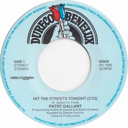 Patsy Gallant - Hit The Streets Tonight 17521 Vinyl Singles Goede Staat