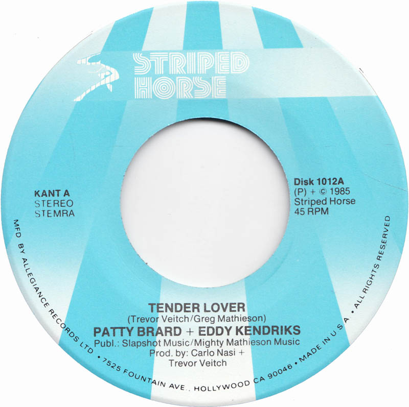 Patty Brard & Eddy Kendricks - Tender Lover 15356 Vinyl Singles Goede Staat