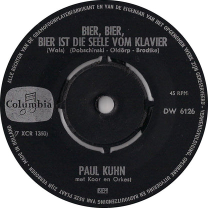 Paul Kuhn - Es Gibt Kein Bier Auf Hawaii 17717 Vinyl Singles Goede Staat