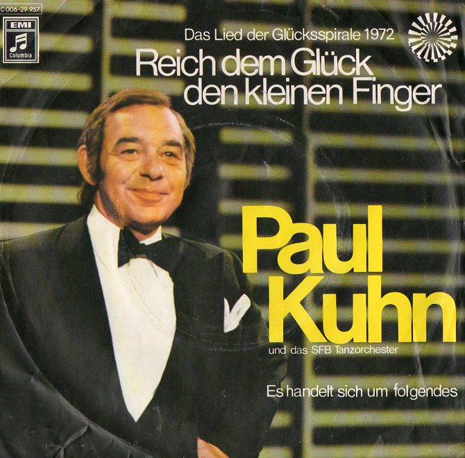 Paul Kuhn Und Das SFB Tanzorchester - Reich dem Glück den kleinen Finger 15314 Vinyl Singles Goede Staat