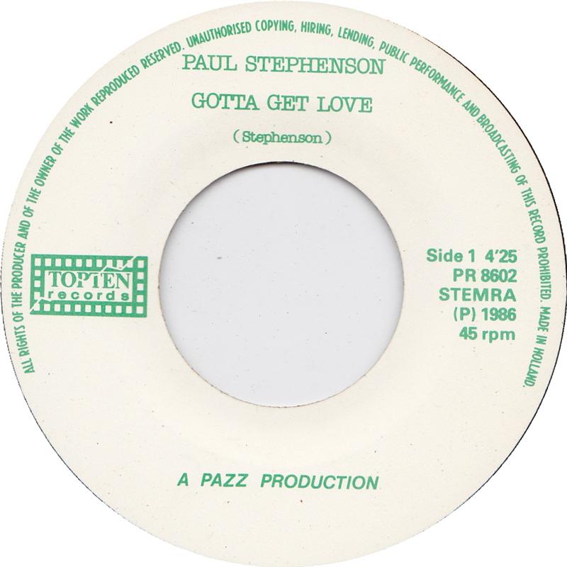 Paul Stephenson - Gotta Get Love 17608 Vinyl Singles Goede Staat