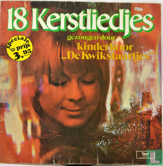 Kinderkoor De Kwikstaartjes - 18 Kerstliedjes (LP) 45276 Vinyl LP Goede Staat