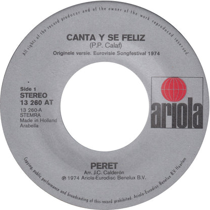 Peret - Canta Y Se Feliz 16036 17609 Vinyl Singles Goede Staat