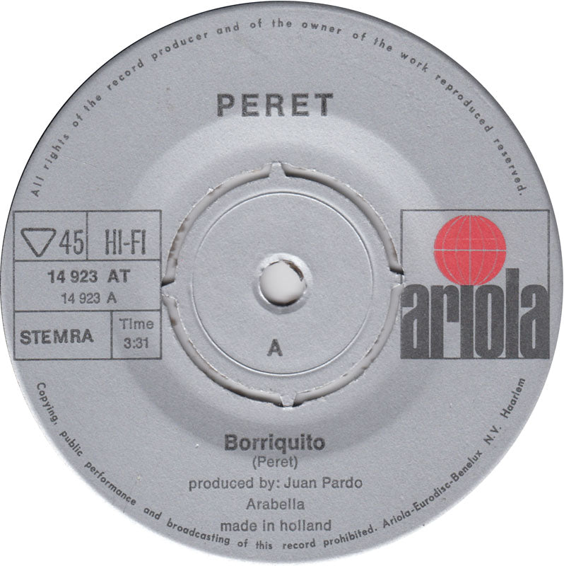 Peret - Borriquito 17002 16411 Vinyl Singles Goede Staat