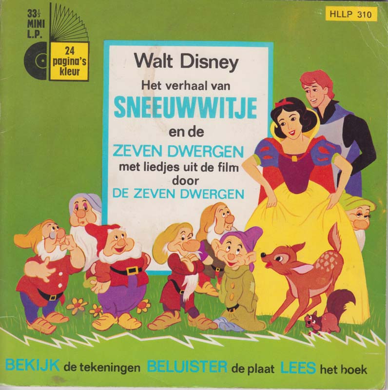 Piet Ekel, De Zeven Dwergen - Het Verhaal Van Sneeuwwitje En De Zeven Dwergen 36533 Vinyl Singles Goede Staat