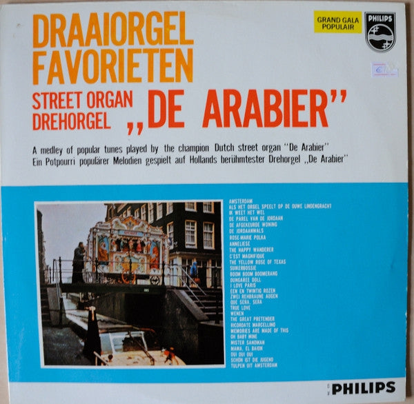 Draaiorgel De Arabier - Draaiorgelfavorieten (LP) 44193 Vinyl LP Goede Staat