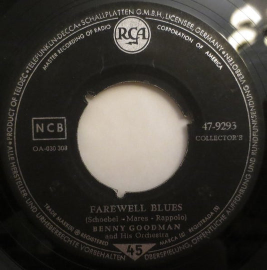 Benny Goodman - Farewell Blues 13649 Vinyl Singles Goede Staat