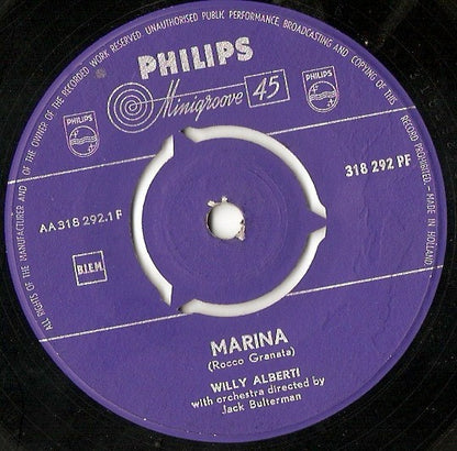 Willy Alberti - Marina 39992 Vinyl Singles Goede Staat