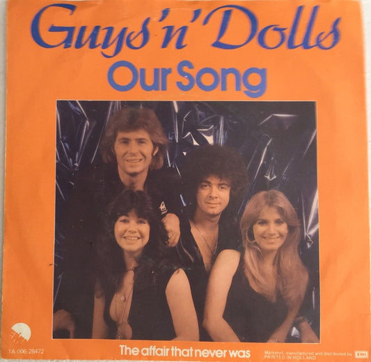 Guys 'N' Dolls - Our Song 39071 Vinyl Singles Goede Staat