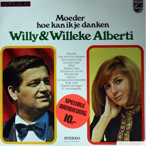 Willy & Willeke Alberti - Moeder Hoe Kan Ik Je Danken (LP) 42724 Vinyl LP Goede Staat