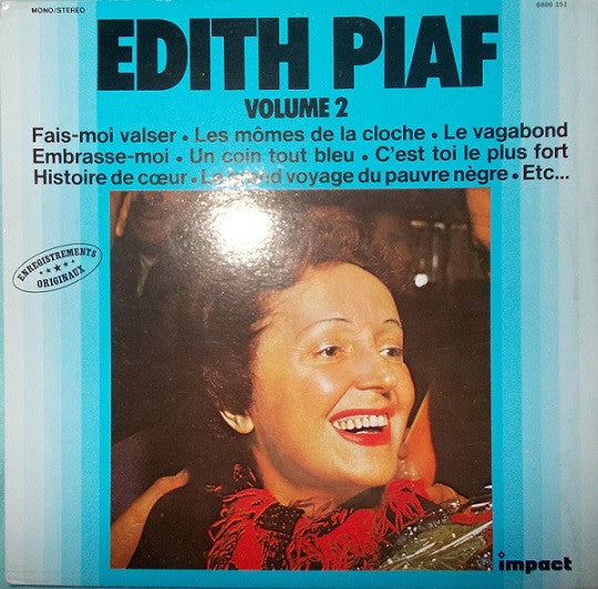 Edith Piaf - Volume 2 (LP) 44070 Vinyl LP Goede Staat