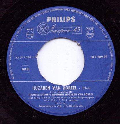 Trompetterkorps Regiment Huzaren Van Borrel - Huzaren Van Borrel 14238 Vinyl Singles Goede Staat