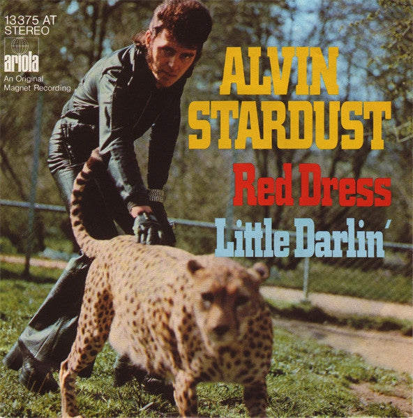 Alvin Stardust - Red Dress 11054 Vinyl Singles Goede Staat