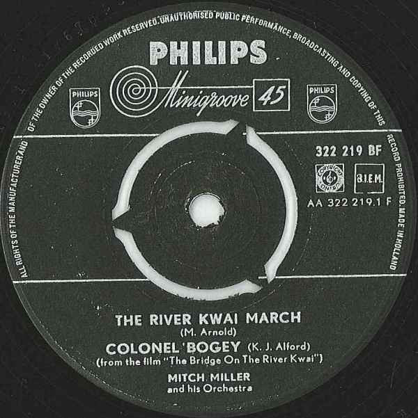 Mitch Miller - The Bridge On The River Kwai 18451 Vinyl Singles Hoes: Generic