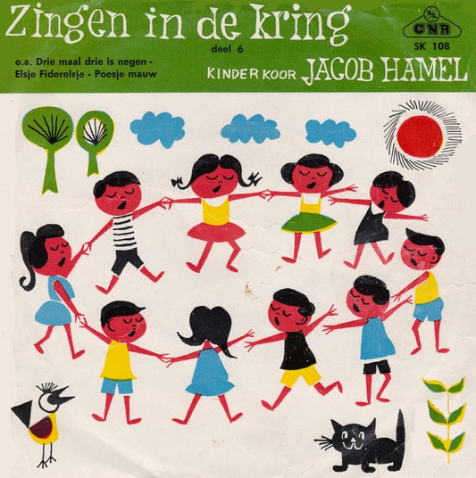 Kinderkoor Jacob Hamel - Zingen In De Kring 6 (EP) 23264 Vinyl Singles EP Goede Staat