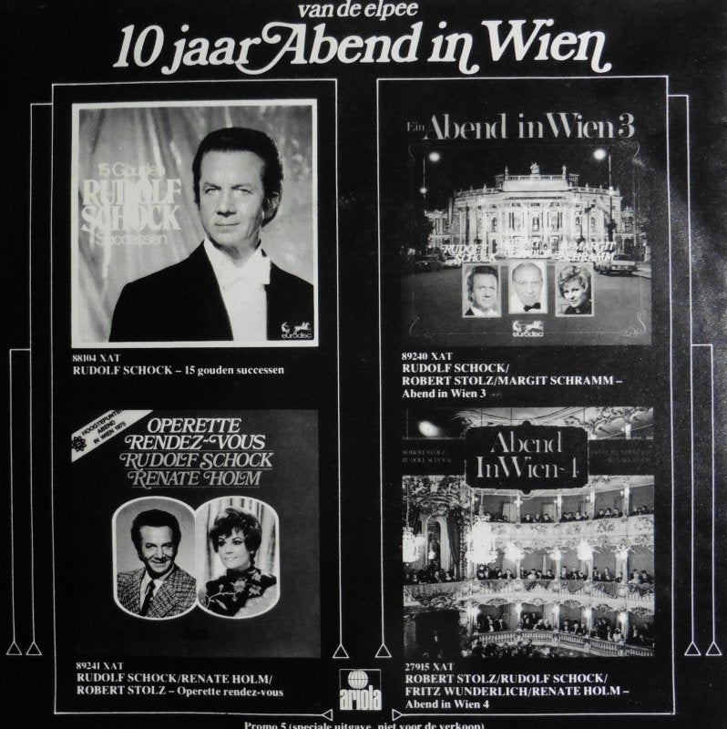 Van De LP: Hoogtepunten Uit 10 Jaar Abend In Wien 30551 Vinyl Singles Goede Staat