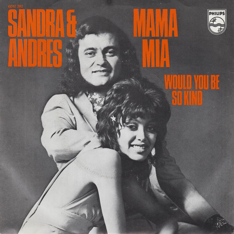 Sandra & Andres - Mama Mia 32538 Vinyl Singles Goede Staat