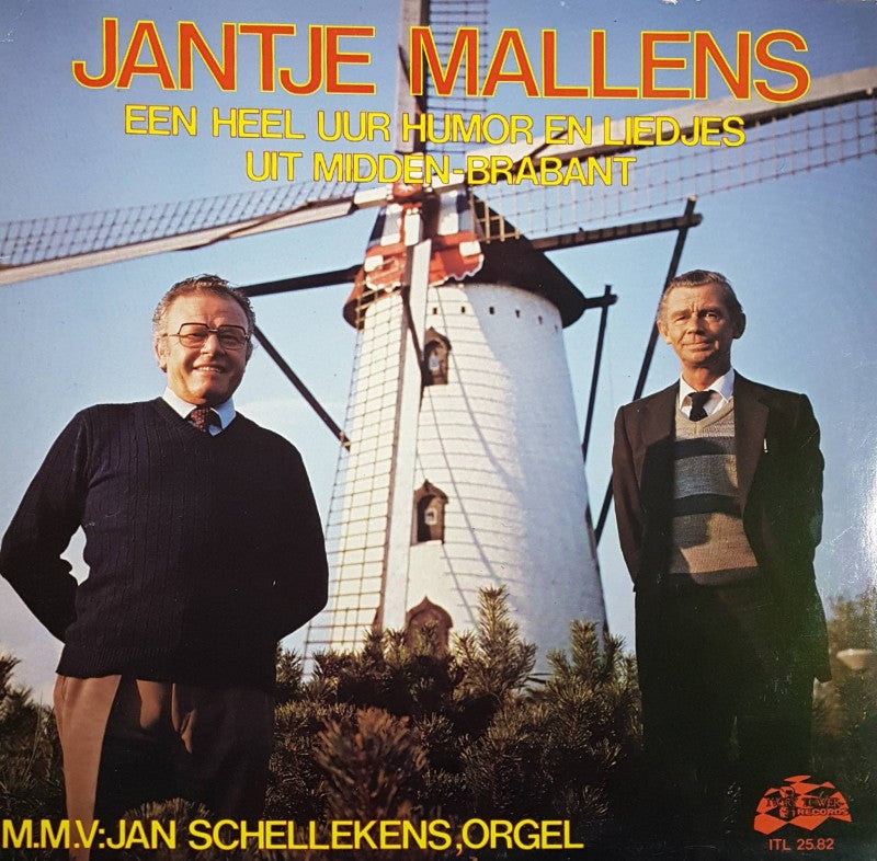 Jantje Mallens - Een Uur Humor En Liedjes Uit Midden-Brabant (LP) 45415 Vinyl LP Goede Staat