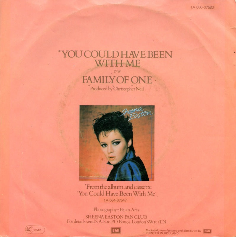 Sheena Easton - You Could Have Been With Me 27105 Vinyl Singles Goede Staat