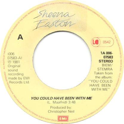 Sheena Easton - You Could Have Been With Me 27105 Vinyl Singles Goede Staat